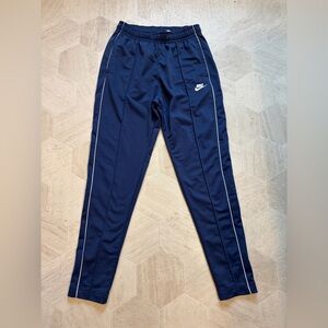 Nike Women's Navy Joggers with White Stripes‎